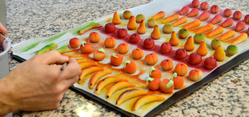 Fruits pâte d'amande