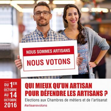 Élections CMA du 1er au 14 octobre