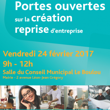 Portes ouvertes création d’entreprise Le Boulou