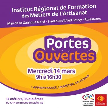 Journée Portes Ouvertes à l’IRFMA – 14 mars 2018