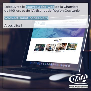 Découvrez le site web de la Chambre de Métiers et l’Artisanat de Région Occitanie