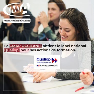 Certification Qualiopi de la CMAR Occitanie