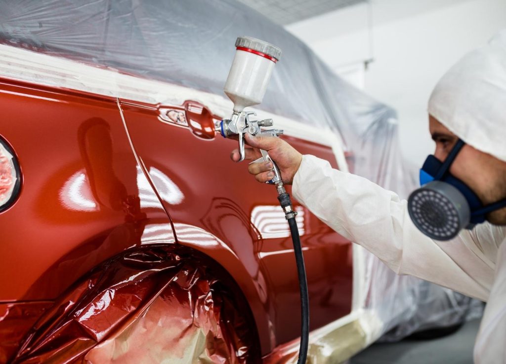 Peinture en carrosserie