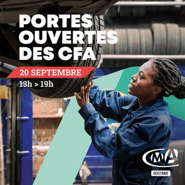 Rentrée 2023 : JPO dans les centres de formation de la CMA Occitanie